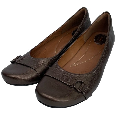 Ballerine Clarks Artisan bronzo rame metallizzato punta tonda donna 12