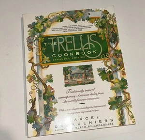 [SIGNED] Trellis Cookbook : Expanded Edition by Marcel Desaulniers (1992, Trade. - Picture 1 of 3