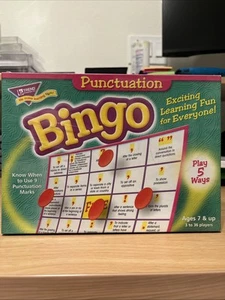 Punctuation Bingo Board Game Learning Reading Language Skills Brand New Sealed - Picture 1 of 2