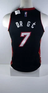 Youth Miami Heat Goran Dragic #7 Replica Black Swingman Jersey Large HEAT0045 - Picture 1 of 6