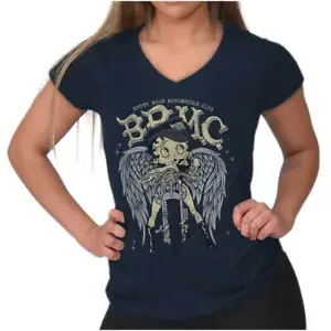 BBMC Betty Junior Fit V-Neck T Shirt - Picture 1 of 7