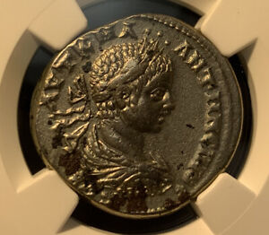 Roman Empire Antioch Syria Elagabalus AD 218-222 Tetradrachm NGC Choice XF S5/S3