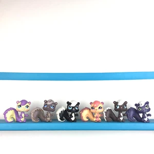 Authentic Lot 6 Littlest Pet Shop Squirrel / LPS Set - Imagen 1 de 3