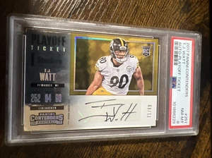 Contenders 2017 - Rookie Playoff Ticket Variation T.J. Watt RC AU PSA 8/99 - Imagen 1 de 2