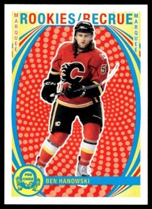 2013-14 O-Pee-Chee RETRO Ben Hanowski Rookie Calgary Flames #596 R9