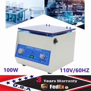 Laborzentrifuge Hämatokrit Mikrohämatokrit Hochgeschwindigkeitszentrifuge Schwerlast 100W - Bild 1 von 9