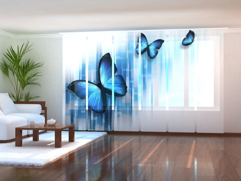 Schiebegardine Schmetterlinge Fotogardine Schiebevorhang mit Foto auf Maß - Bild 1 von 1