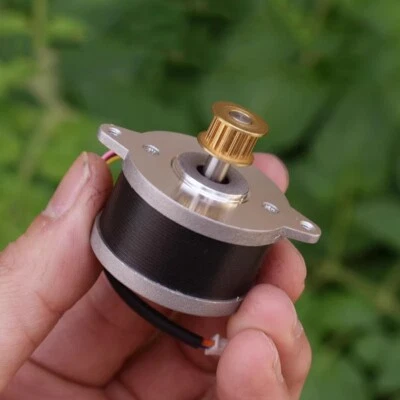Mini motor paso a paso redondo de 0,9 grados 36 mm 2 fases 4 hilos para impresora 3D robot CNC Foto 1 de 4