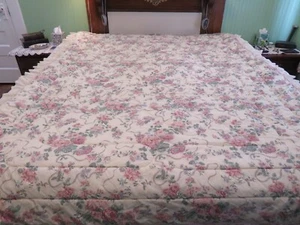 Lovely Vintage 1980's Croscill Full Size Comforter in Amazing Preowned Condition - Picture 1 of 12