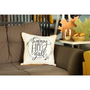 Set Of 4 18 Thanksgiving Quote Throw Pillow Cover In Multicolor - Picture 1 of 4