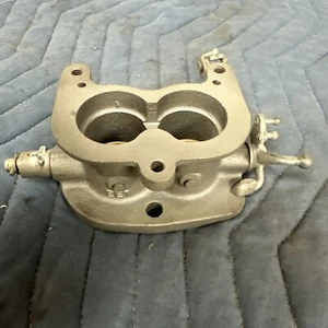REAL 1950s 60s STROMBERG 97 2BBL CARBURETOR BASE EE-1 BASE & LINKAGE oem vtg - Picture 1 of 24