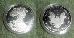 JB RFM 74549 2000 American Silver Eagle 1oz. .999 Fine Silver All items included