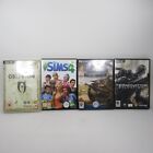 Pc Cd-Rom Mixed Lot X 4 Games Oblivion The Sims 4 Medal Of Honour Terminator