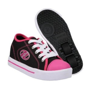 Heelys Classic X2 Skate Shoes - Black/White/Pink - Size UK 4 - Picture 1 of 1