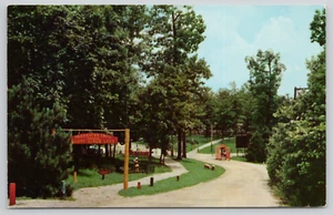 Postkarte Weihnachtsmann Indiana Verzauberter Weg Weihnachtsmannland um 1960  - Bild 1 von 2