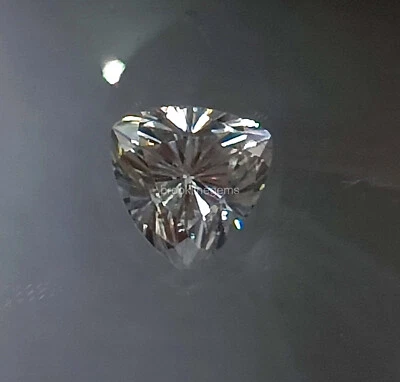2 Pcs Trillion Cut Lab-Grown CVD Diamonds 2Ct Each D Color VVS1 Clarity Gem 5OSQ - Image 1 of 4