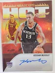 Keegan Murray ✍️ Auto Hot Signatures Gold Foil Prizm ✍️ 2023-24 Hoops #HS-MUR - Picture 1 of 3