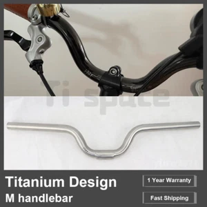 H&H 25.4mm/1" M-TYPE Handle Bar for Brompton/Dahon/Tern/Birdy-Ti - Picture 1 of 8