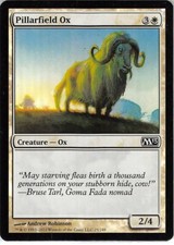 Pillarfield Ox *FOIL Common* Magic MtG x1 M13 SP