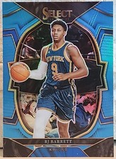 2022-23 Panini Select RJ Barrett Concourse Blue Prizm 136/299 #33 Knicks