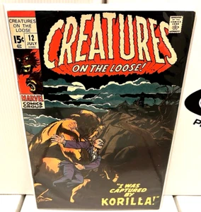 CREATURES ON THE LOOSE #12 (Marvel 1971) JACK KIRBY ART HORROR BRONZE BEAUTY! - Picture 1 of 8
