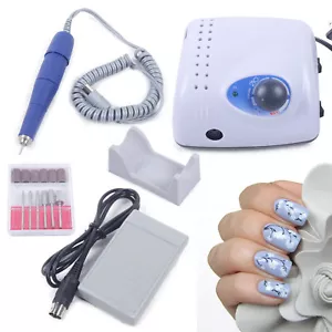 Taladro de uñas eléctrico profesional modelo 210+105L pieza de mano manicura EE. UU. - Imagen 1 de 13