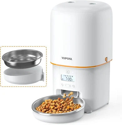 Yuposl Automatic Cat Feeders - 16cup/135OZ Cat Food Dispenser Easy to Use,Timed - Image 1 of 4