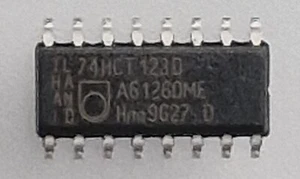 74HCT123D PHILIPS Dual retriggerable monostable multivibrator with reset SO16 IC - Picture 1 of 6