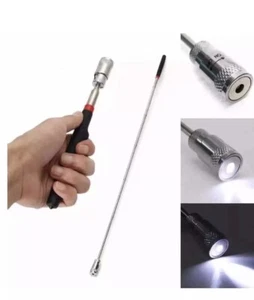Penna Estensione Portata Sollevamento Attrezzi LED Ritiro Magnetico Resistente 2,5KG - Foto 1 di 5