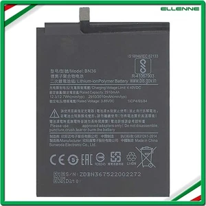 ✅ BATTERIA PER XIAOMI REDMI MI A2 - 6X BN36 3010MAH RICAMBIO SOSTITUZIONE NUOVA✅ - Foto 1 di 3