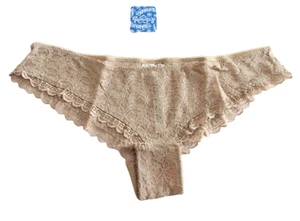 Free People intimo intimo hipster in pizzo beige nudo taglia M - Foto 1 di 4