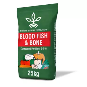 More details for blood fish &amp; bone organic fertiliser for trees, plants, fruit &amp; vegetables 25kg