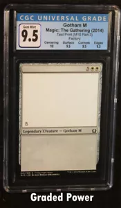 MTG Promo Gotham M CGC 9.5 Stampa di prova Magic the Gathering - Foto 1 di 2