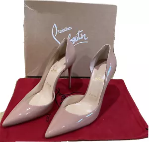 Christian Louboutin Iriza 100 Patent Leather Pumps sz. 38 eu (8 us) - Picture 1 of 5