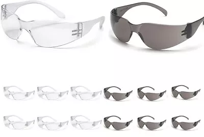12 Pack ATERET Safety Glasses Combo Scratch Resistant Polycarbonate ANSI Z87.1