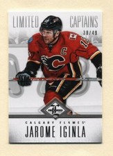 2012-13 Panini Limited Hockey Captains Silver Jarome Iginla (Flames) # 38/49
