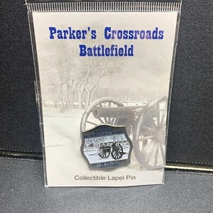 Parker's Crossroads Battlefield Collectible Lapel Pin Tennessee NOS - Picture 1 of 2