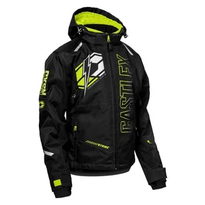 Castle X Women's Black/Silver/Lime Strike G6 Jacket 3455339L - Picture 1 of 2