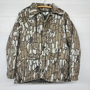 Vintage Saftbak Trebark Camouflage Camo Hunting Jacket Size L - Picture 1 of 14