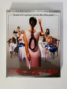 April Fool's Day: 4K, Blu Ray w/ Slipcover Sealed New Near Mint US Ships in Box - Picture 1 of 6