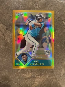 ⬛️🔥LUIS CASTILLO🔥🟦 2003 Topps Chrome #52 GOLD REFRACTOR 152/449 MARLINS - Picture 1 of 7