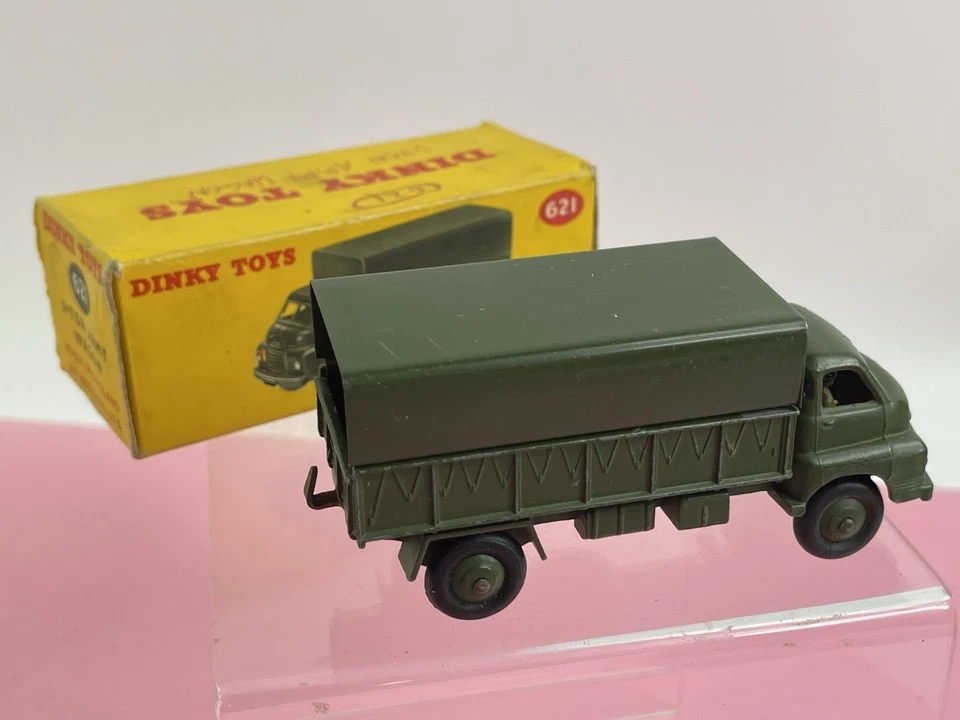De colección Dinky Toys 1 Tonelada Army Wagon 621 Diecast Meccano Hecho en Inglaterra con Caja Foto 1 de 4