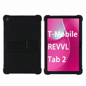 Protective Soft Silicone Case for T-Mobile Revvl Tab 2 10.1" Shockproof Tablet - Picture 1 of 32
