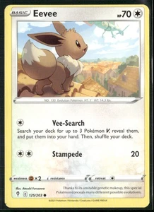SWSH07: Evolving Skies #125/203 Eevee misprint error - Picture 1 of 2