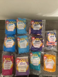 Juguetes Barbie Happy Meal McDonald's 1999 - Lote mixto de 11 - NUEVO - ¡3 duplicados!! - Imagen 1 de 9