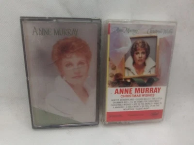 Lot of 2 Anne Murray - Christmas Wishes Cassette Tapes 1981-1988 Folk Country - Imagem 1 de 4