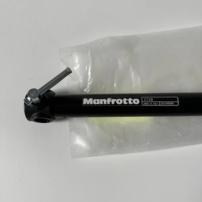 Manfrotto 272B Black Aluminum 3-Section Background Support Teleskop Stange NEU - Bild 1 von 4