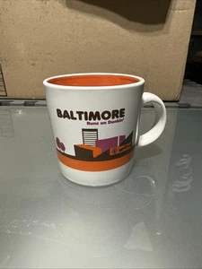 2012 Dunkin Donuts Baltimore Runs on Dunkin Coffee Mug Collectible Cocoa Tea Cup - Picture 1 of 4