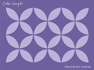 Plantilla circular interminable diseño árabe borde arte cabaña letreros geométricos hágalo usted mismo - Imagen 1 de 5