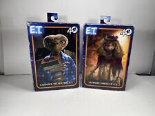E.T. 40th Anniversary Neca Ultimate Figure Lot Dress Up And Telepathic ET